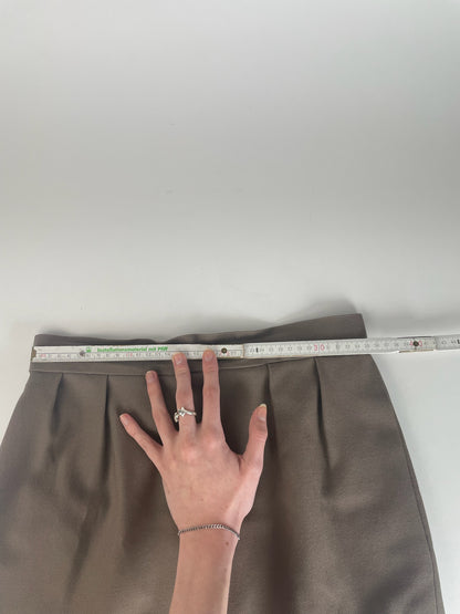 Vintage Dior Wool Skirt Brown