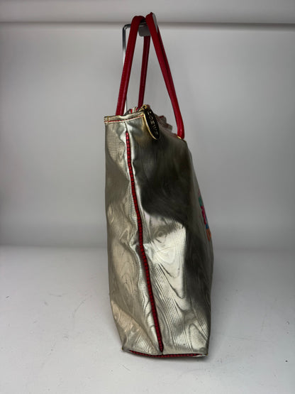 Vintage Loewe Madrid Leather Handbag Golden