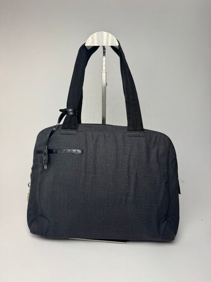 Sac Prada Sport en toile vintage anthracite