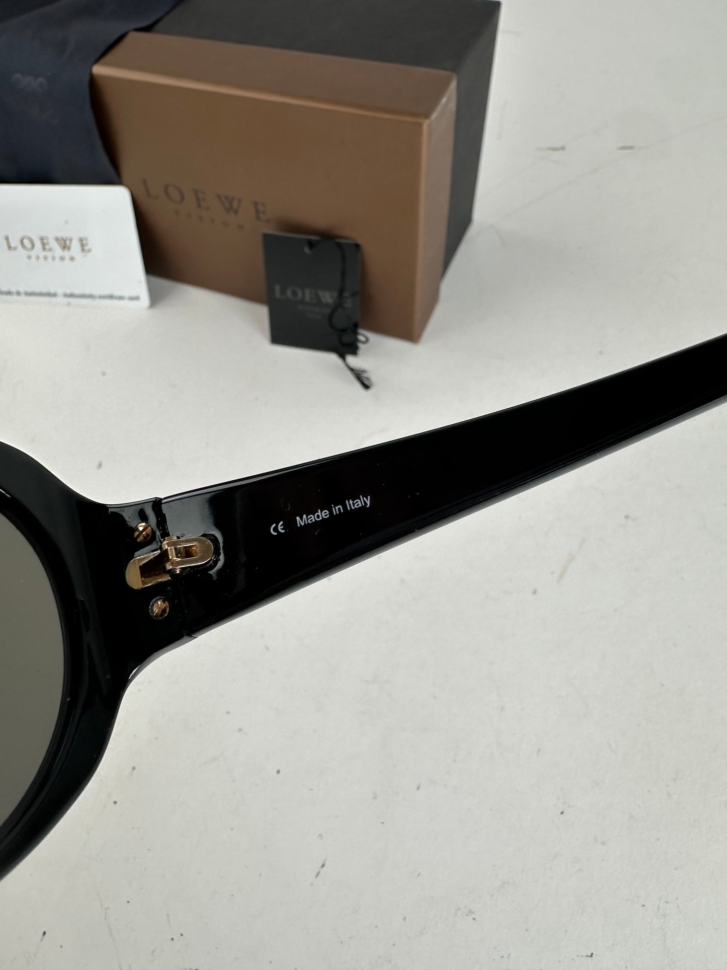 Vintage Loewe Oversized Sunglasses Black