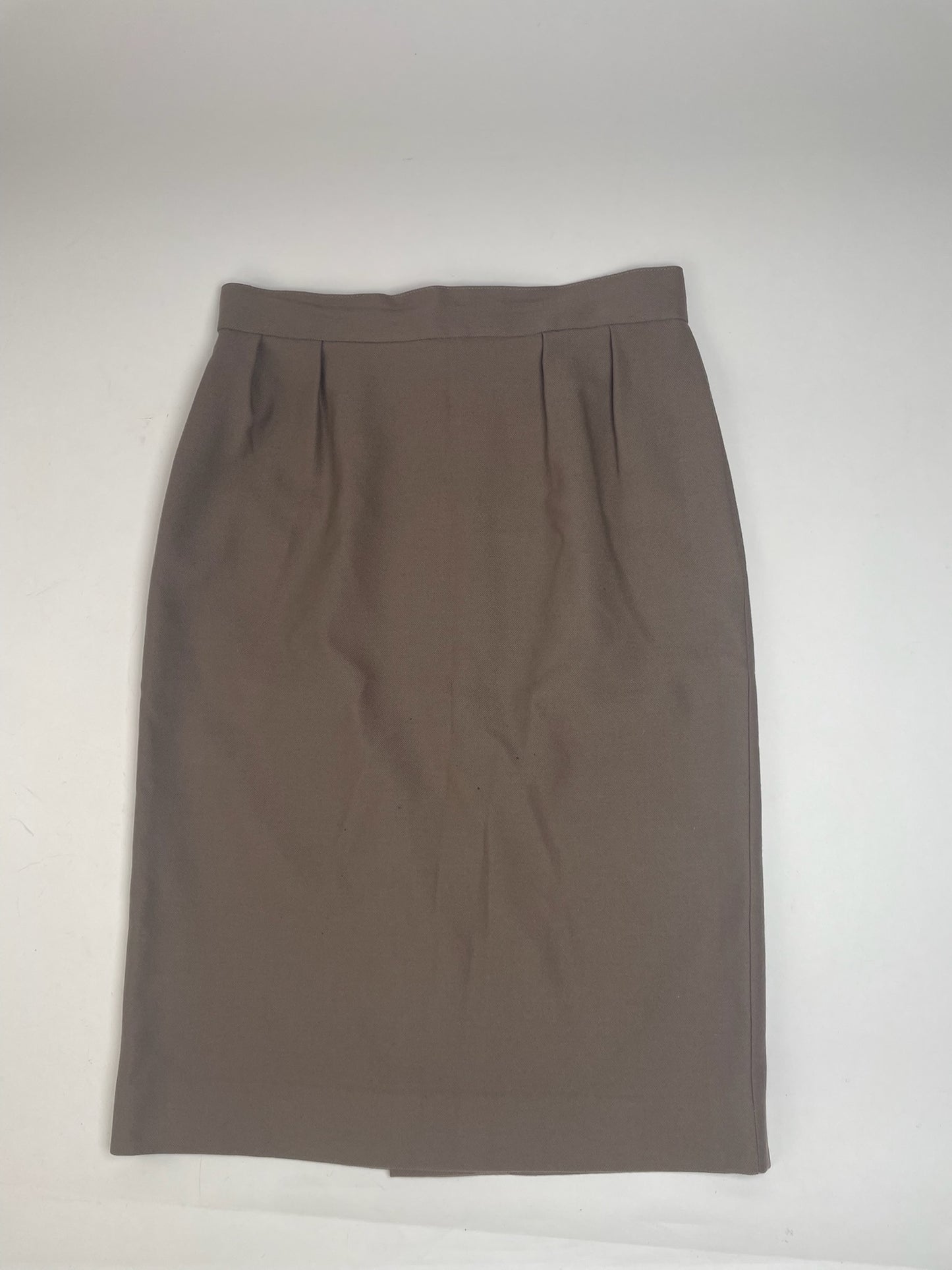 Vintage Dior Wool Skirt Brown