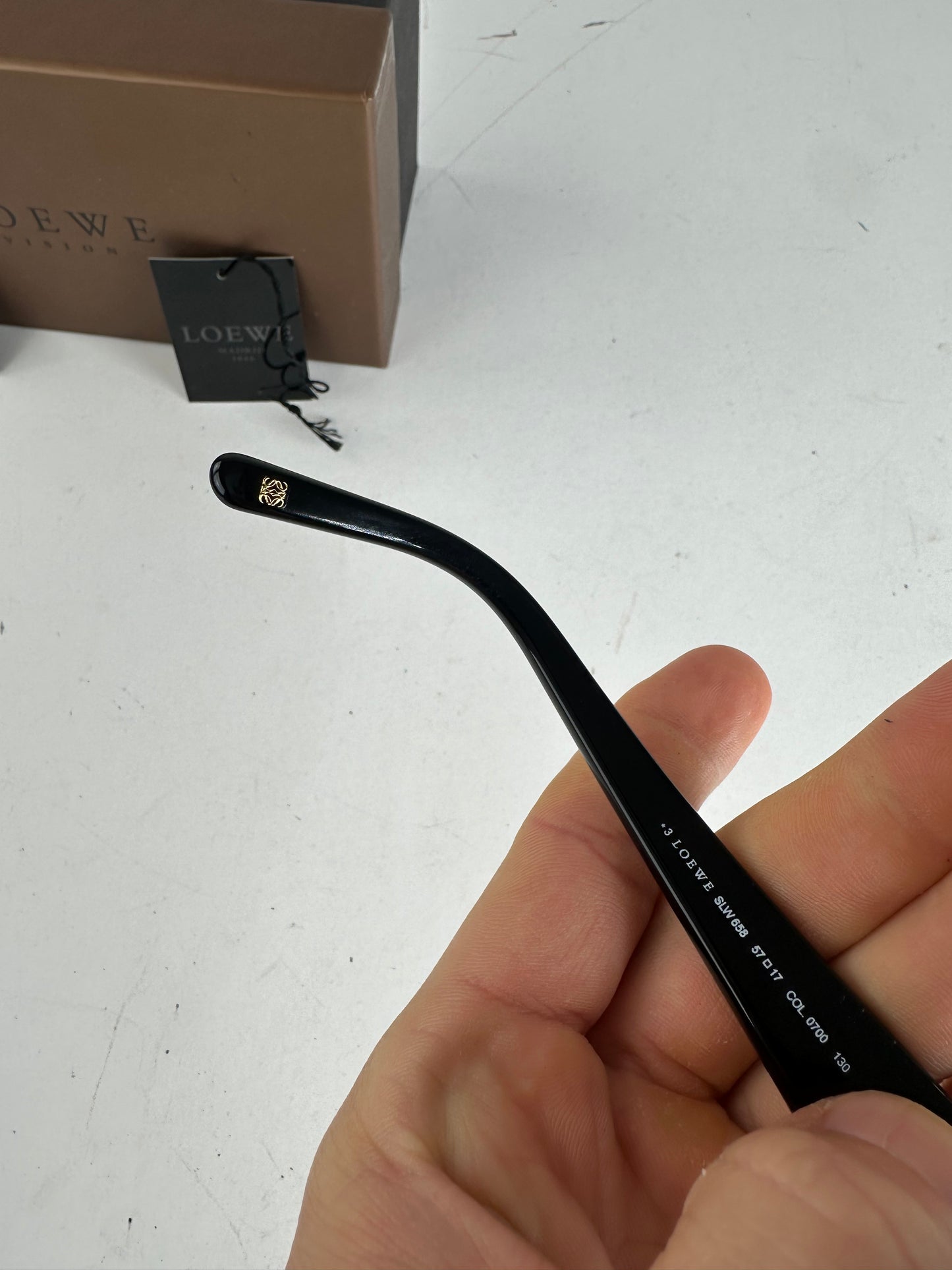 Vintage Loewe Oversized Sunglasses Black