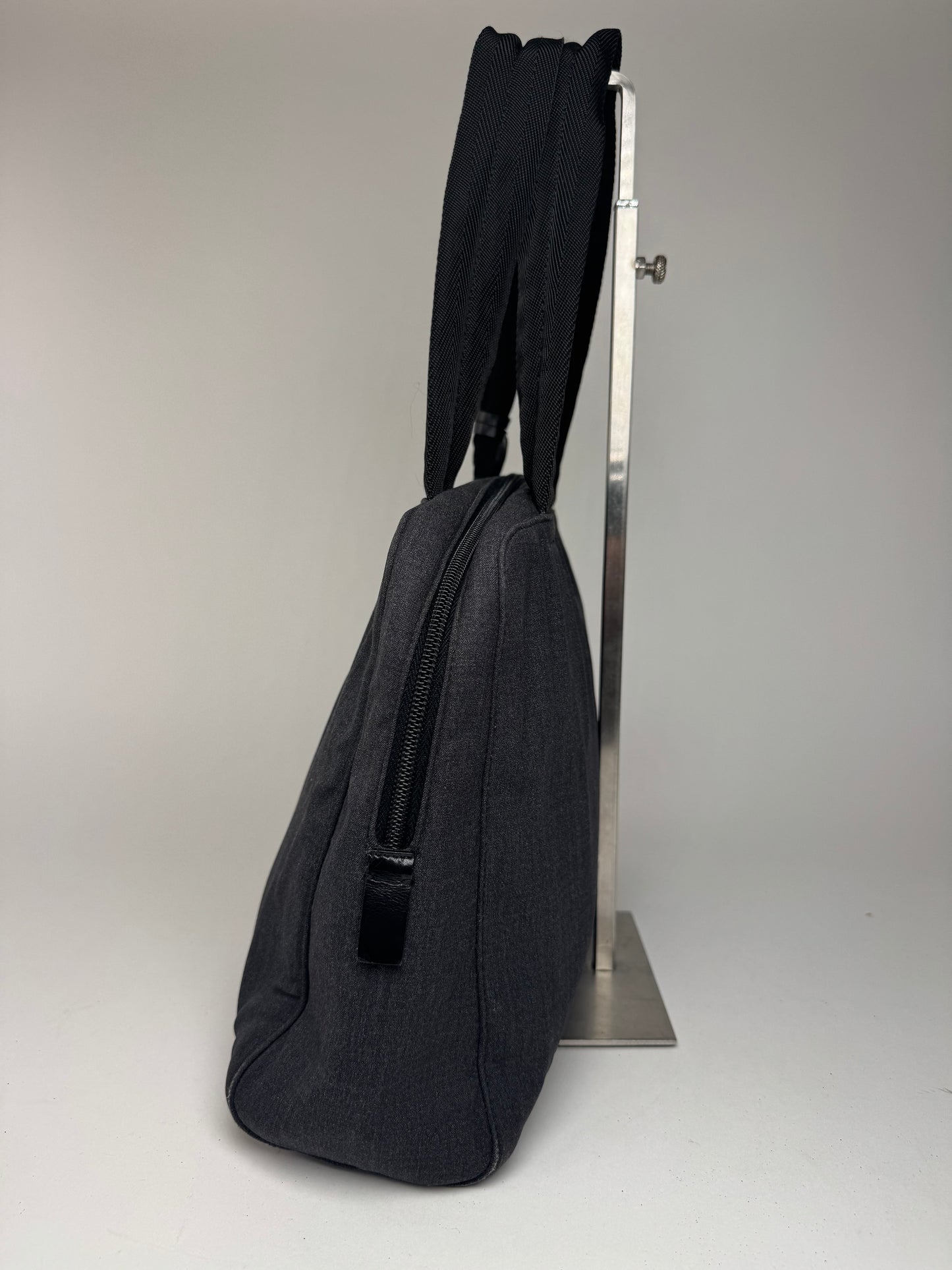 Sac Prada Sport en toile vintage anthracite