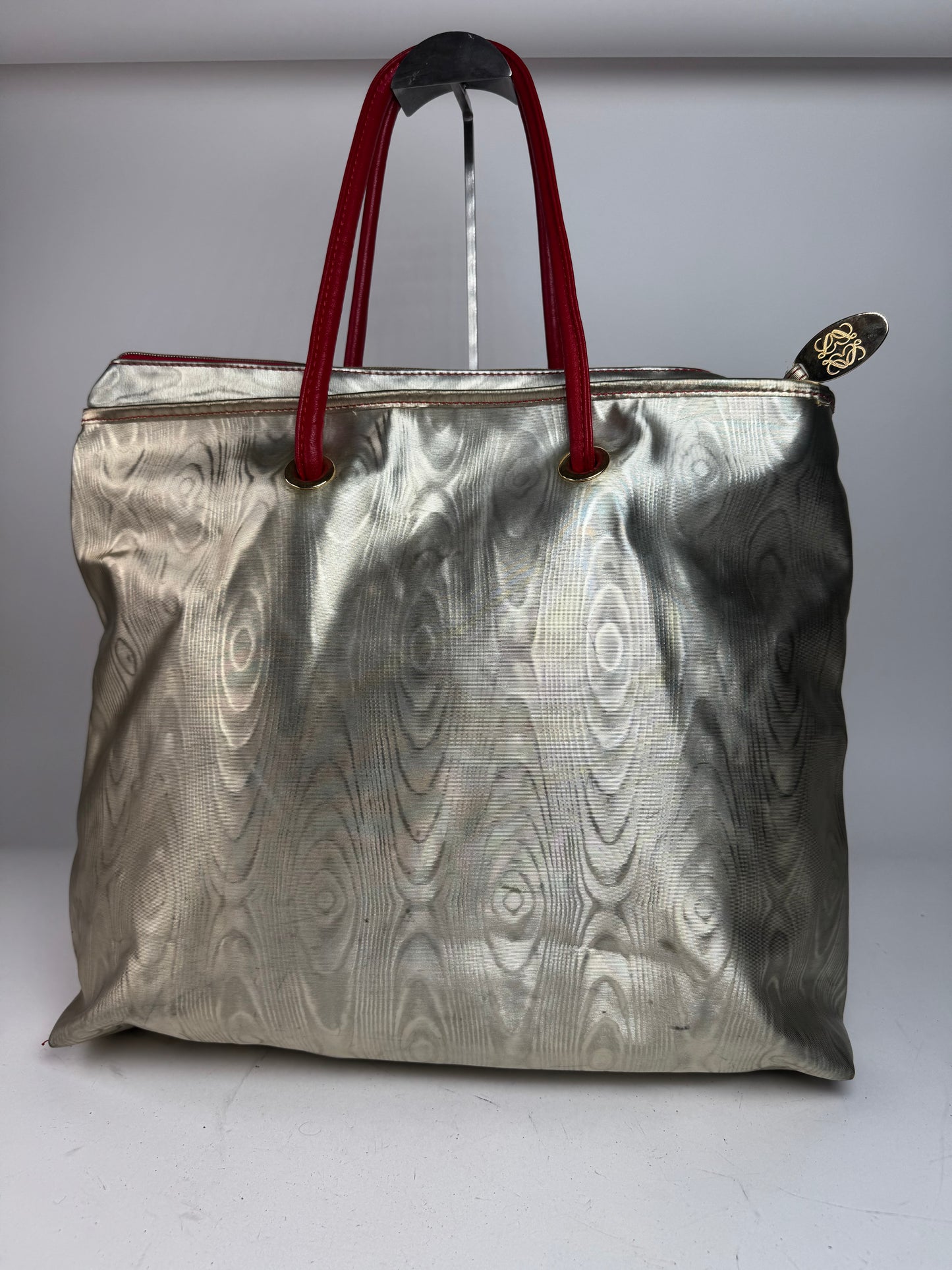 Vintage Loewe Madrid Leather Handbag Golden