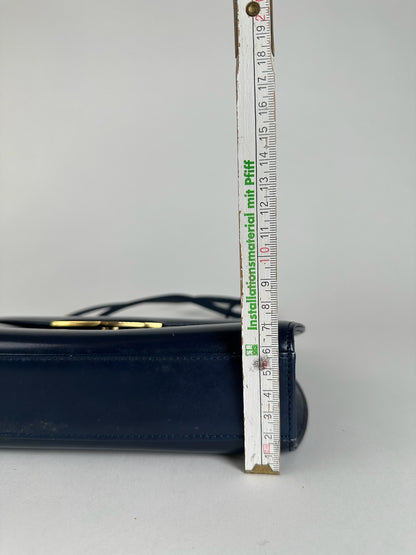 Vintage Givenchy 4G Leather Bag Navy