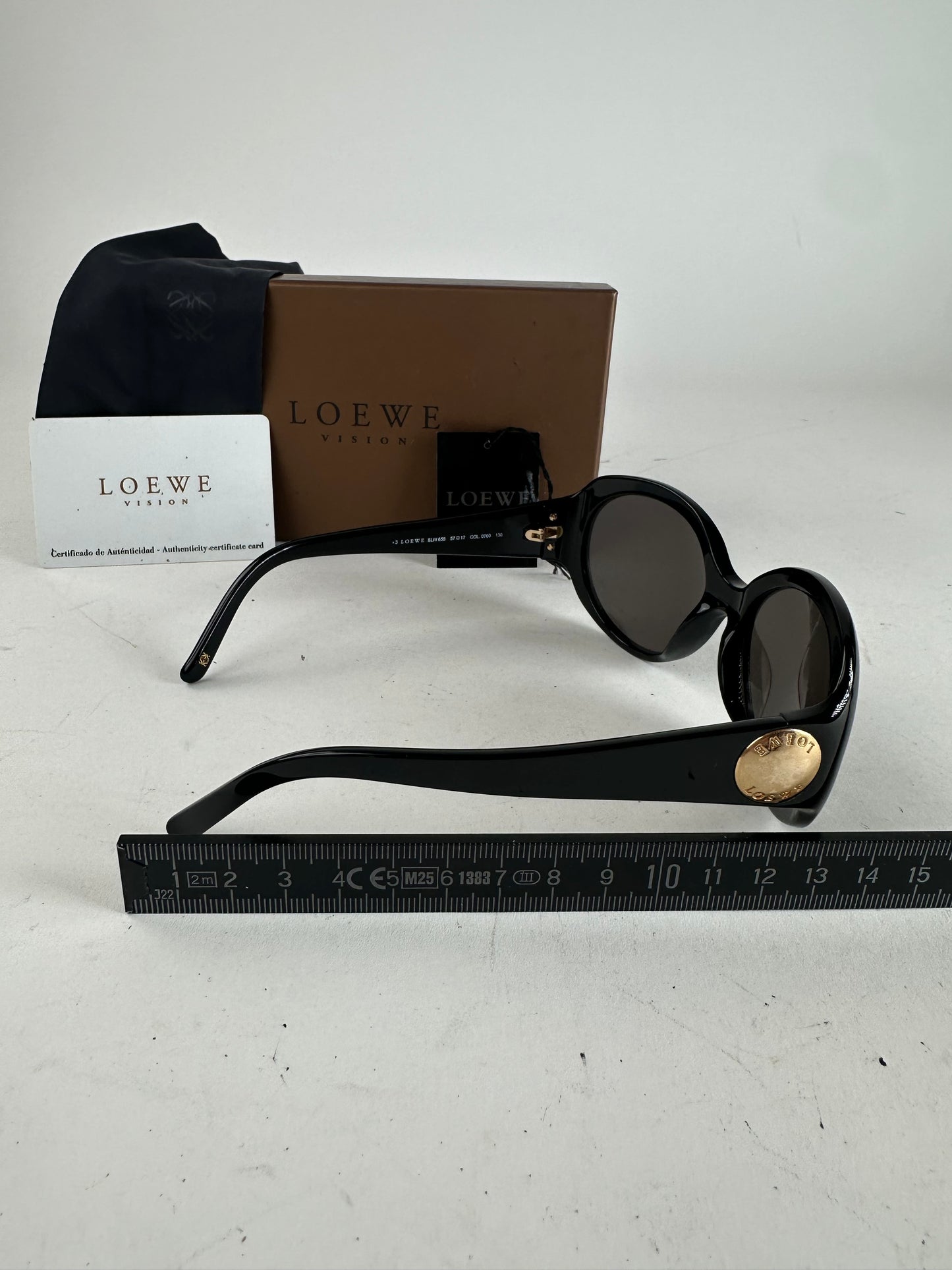 Vintage Loewe Oversized Sunglasses Black