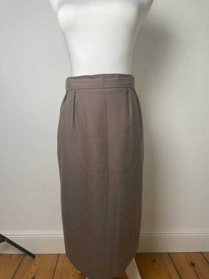 Vintage Dior Wool Skirt Brown