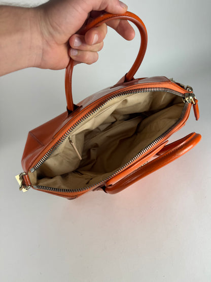 Vintage Givenchy Antigona 2Way Leather Bag Orange