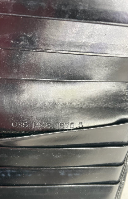 Vintage Gucci Horsebit Patent Leather Wallet Black