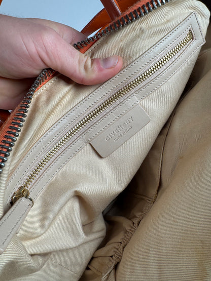 Vintage Givenchy Antigona 2Way Leather Bag Orange