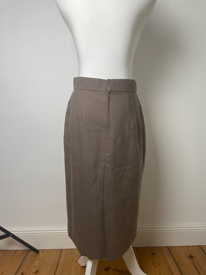 Vintage Dior Wool Skirt Brown