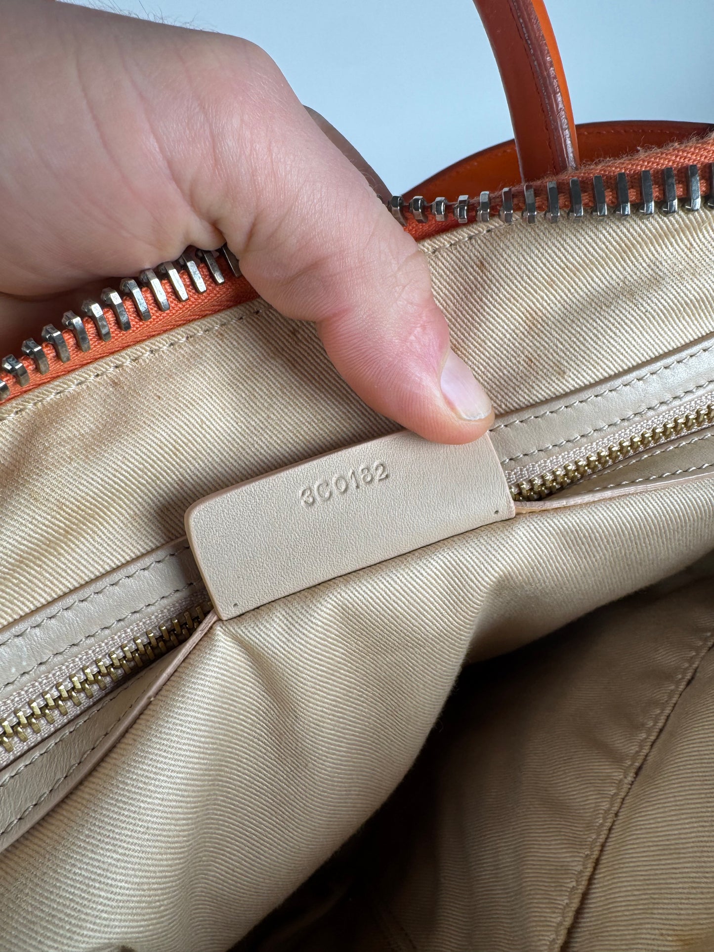 Vintage Givenchy Antigona 2Way Leather Bag Orange