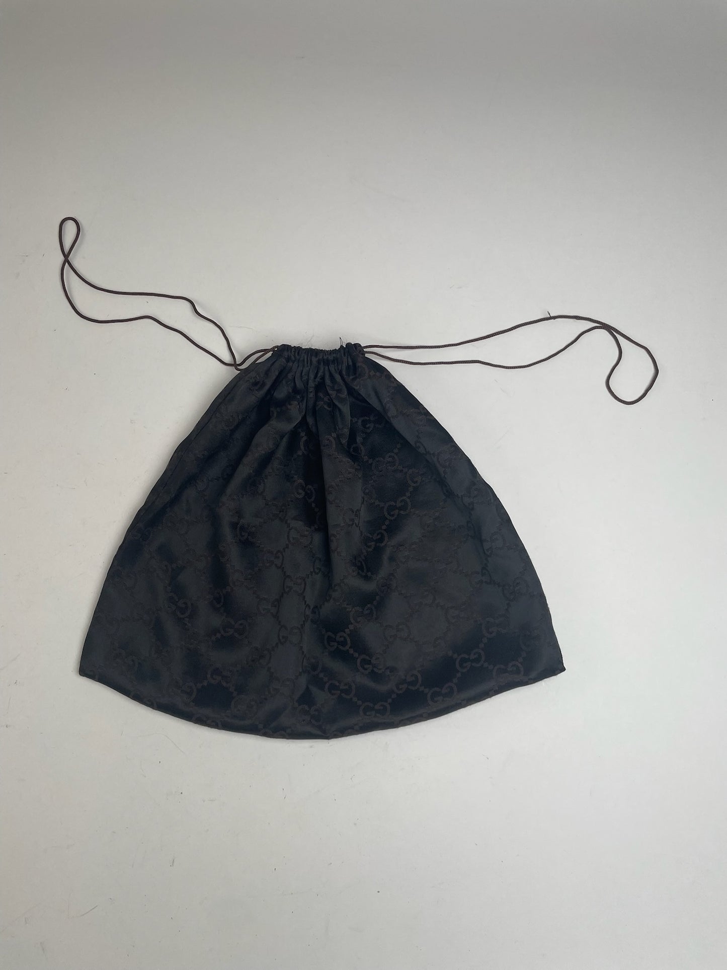 Vintage Gucci Leather Bucket Bag White