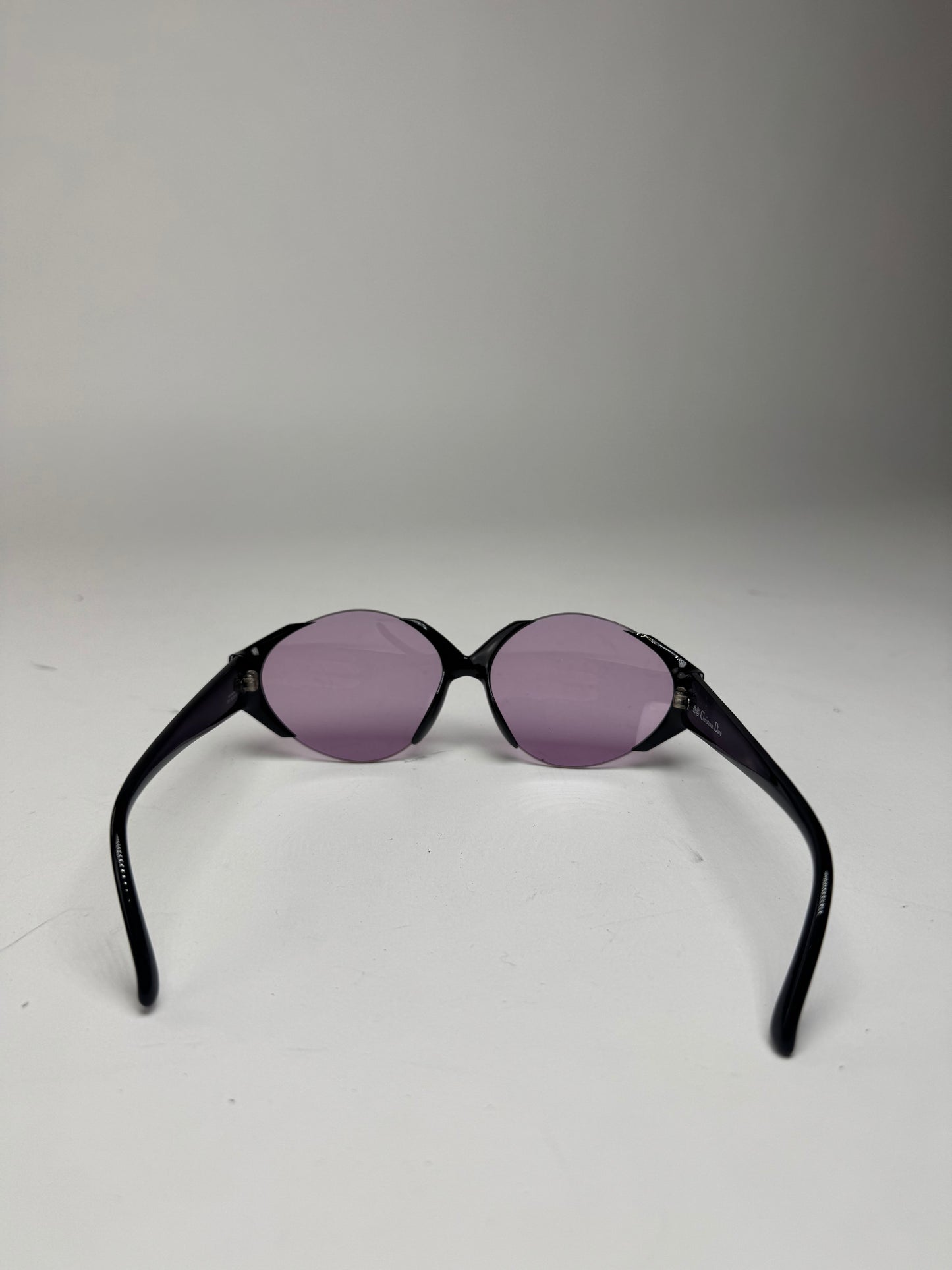 Vintage Dior Sunglasses Black Purple