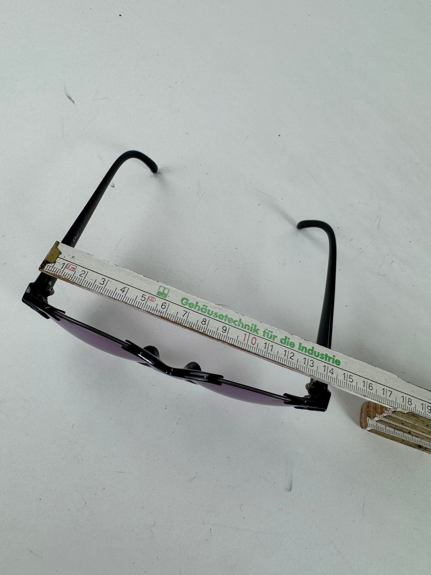 Vintage Dior Sunglasses Black Purple