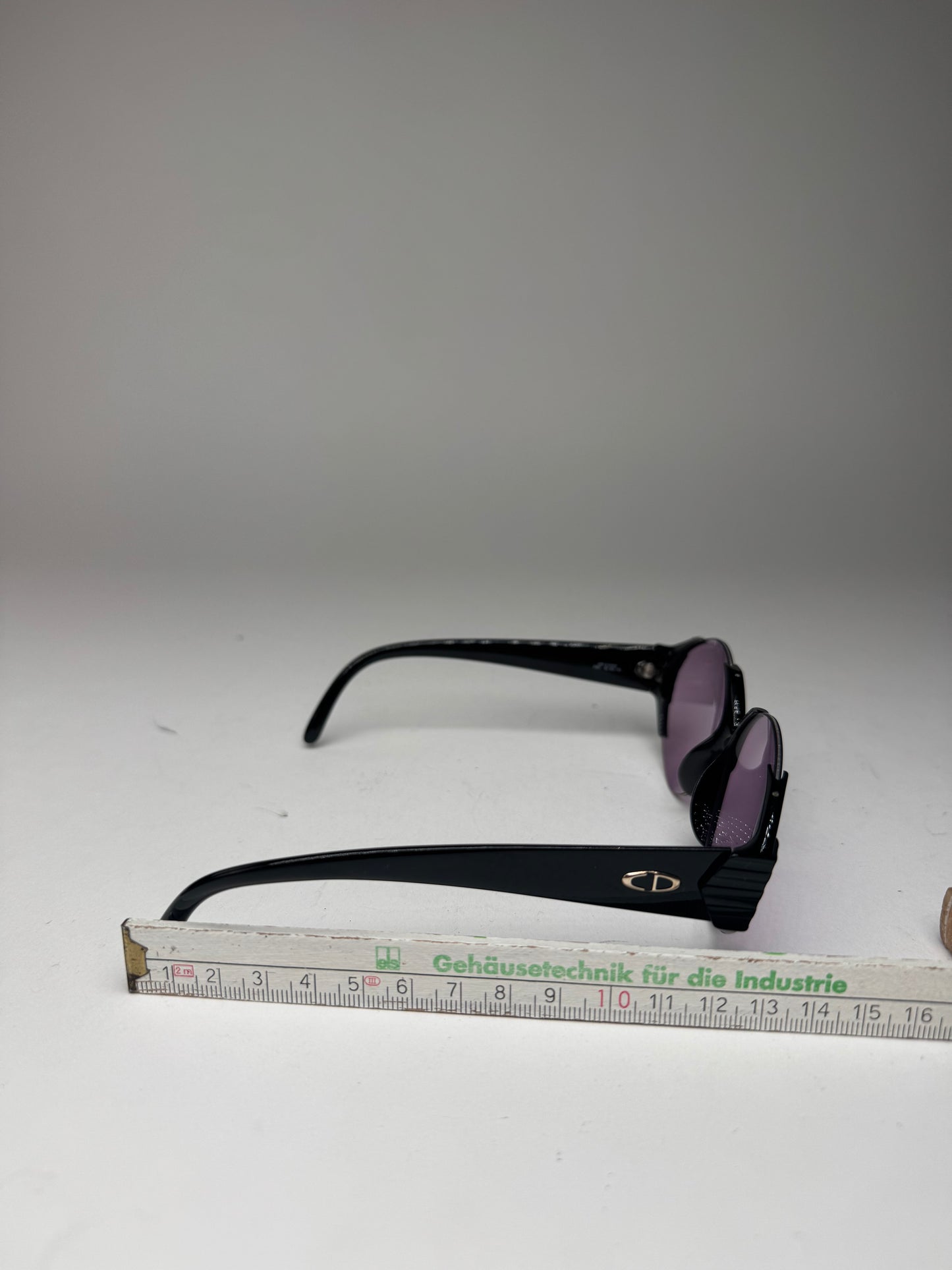 Vintage Dior Sunglasses Black Purple