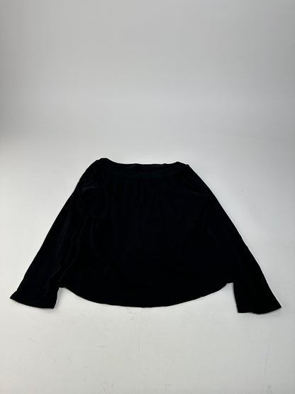 Vintage Christian Dior Boat Neck Jersey Top Black L