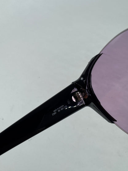 Vintage Dior Sunglasses Black Purple