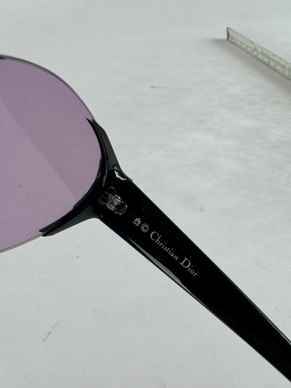 Vintage Dior Sunglasses Black Purple
