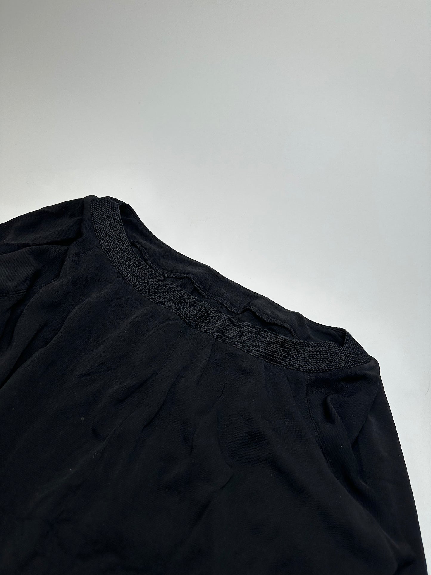 Vintage Christian Dior Boat Neck Jersey Top Black L