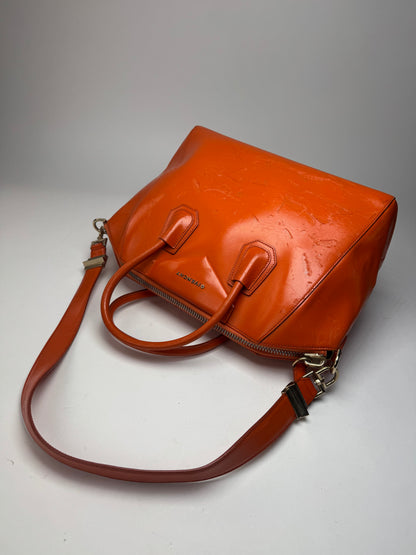 Vintage Givenchy Antigona 2Way Leather Bag Orange