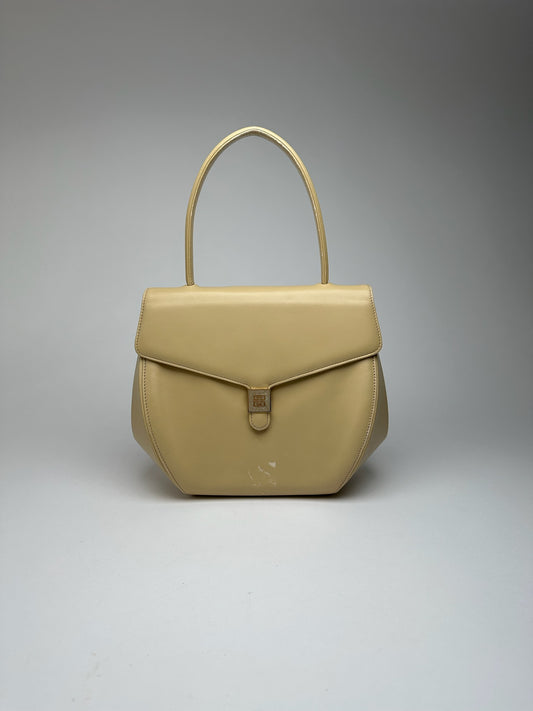 Vintage Givenchy leather Bag beige