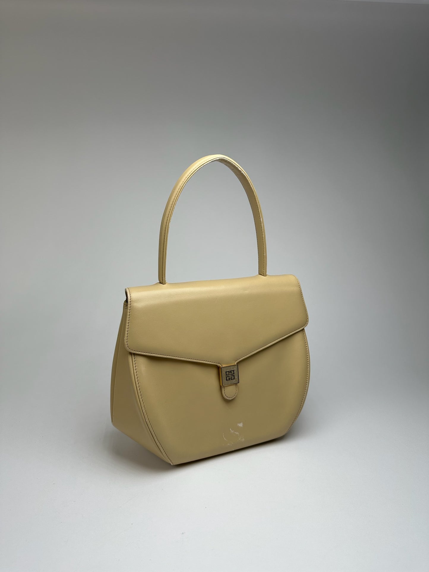 Vintage Givenchy leather Bag beige