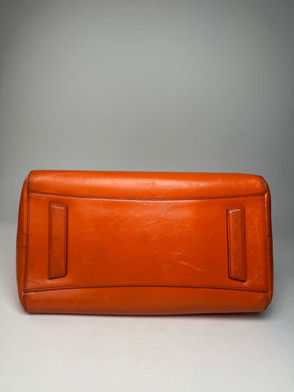 Vintage Givenchy Antigona 2Way Leather Bag Orange