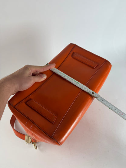 Vintage Givenchy Antigona 2Way Leather Bag Orange