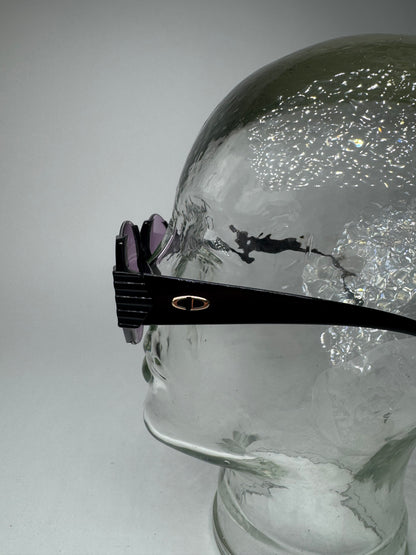 Vintage Dior Sunglasses Black Purple
