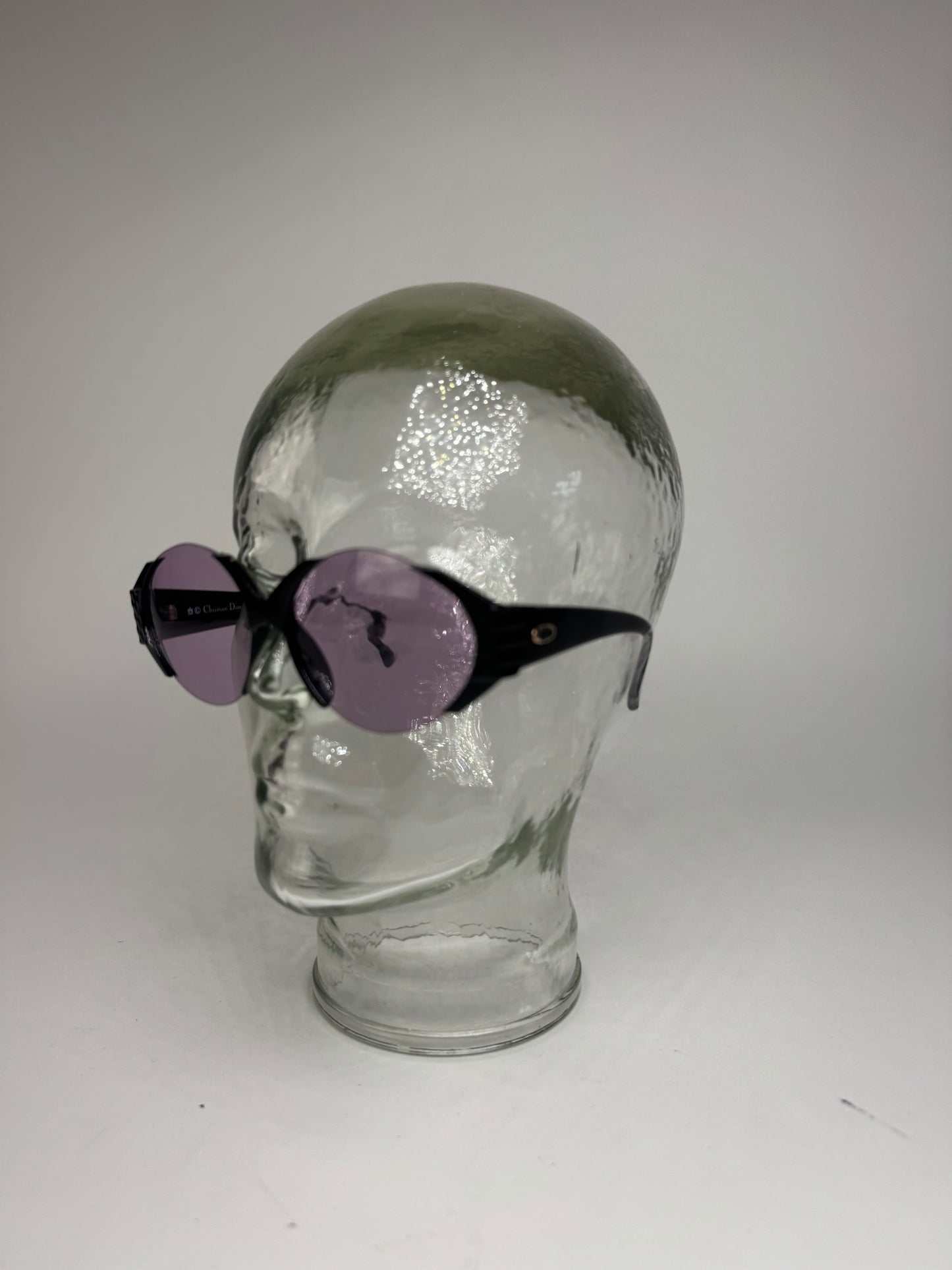 Vintage Dior Sunglasses Black Purple