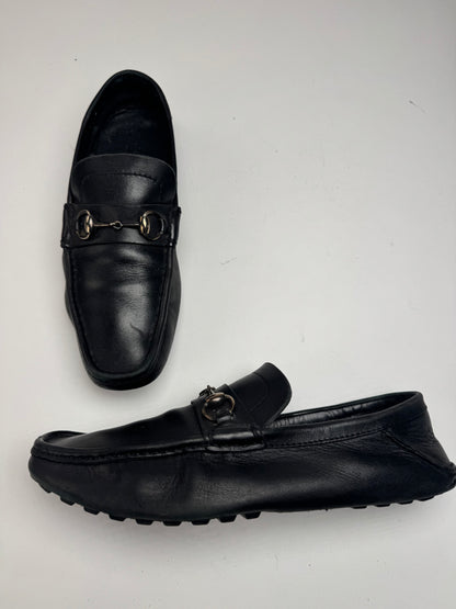 Vintage Gucci Horsebit leather Loafer black EU41 Men