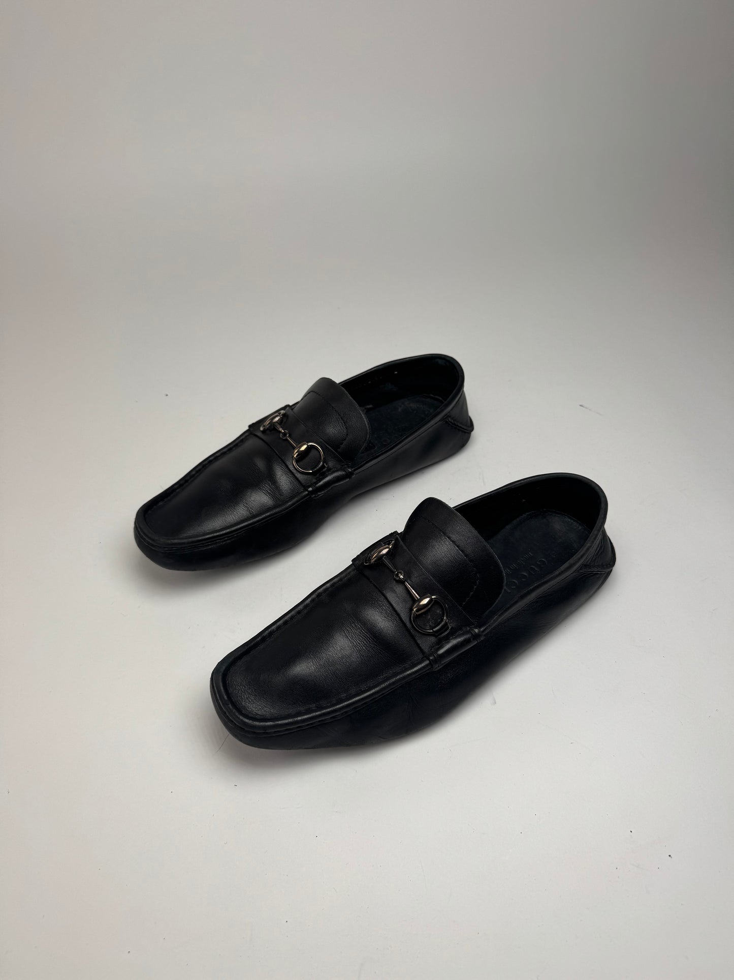 Vintage Gucci Horsebit leather Loafer black EU41 Men
