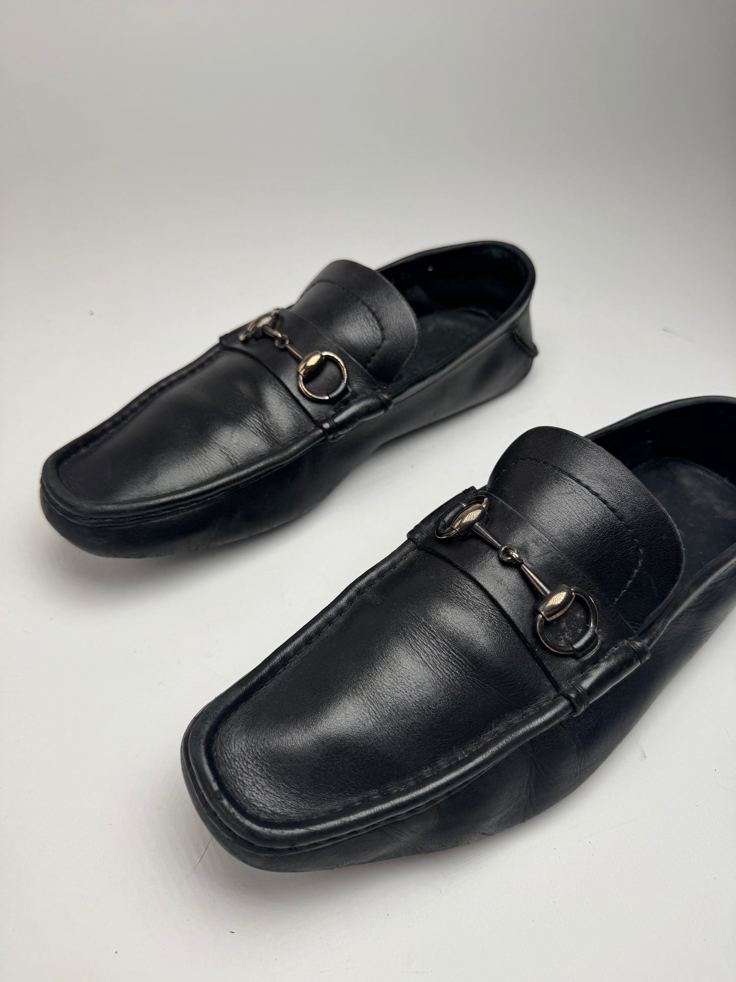 Vintage Gucci Horsebit leather Loafer black EU41 Men