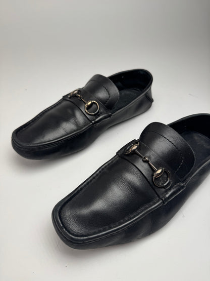 Vintage Gucci Horsebit leather Loafer black EU41 Men