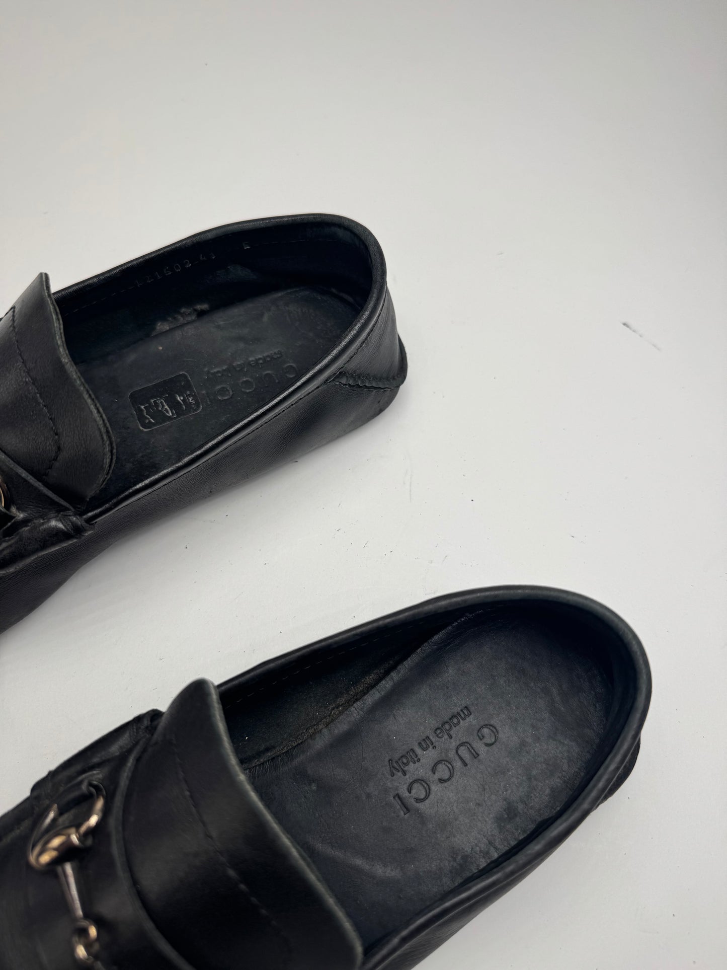 Vintage Gucci Horsebit leather Loafer black EU41 Men