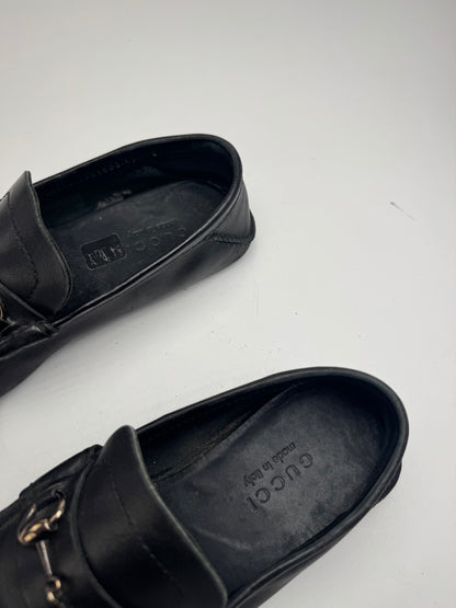 Vintage Gucci Horsebit leather Loafer black EU41 Men