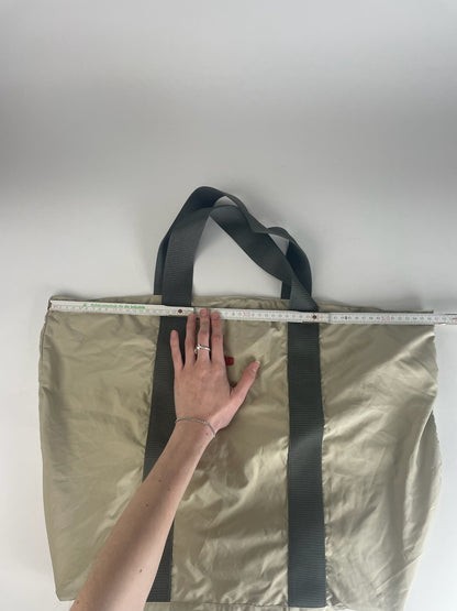 Vintage Prada Sport Travel Bag White