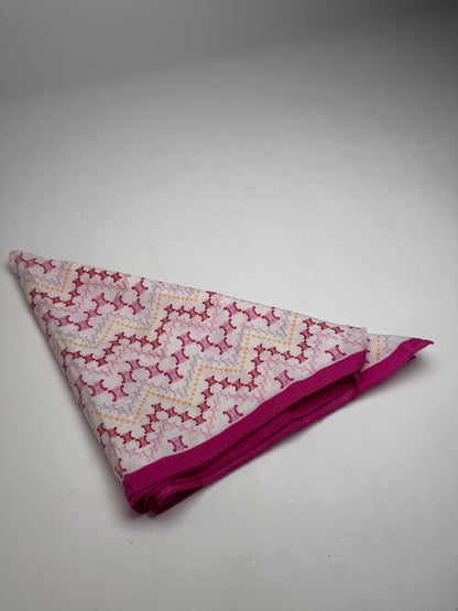 Vintage Celine Scarf Purple White