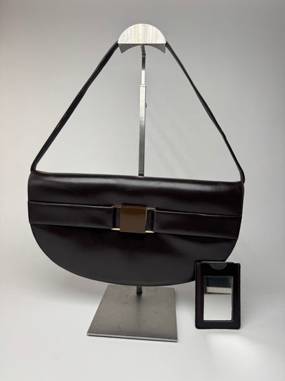 Sac vintage en cuir Loewe marron