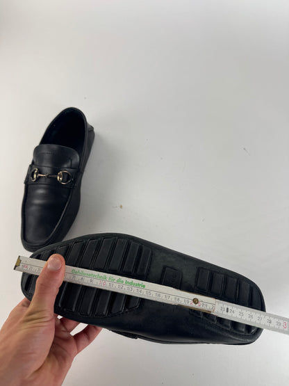Vintage Gucci Horsebit leather Loafer black EU41 Men