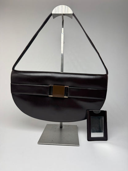 Sac vintage en cuir Loewe marron