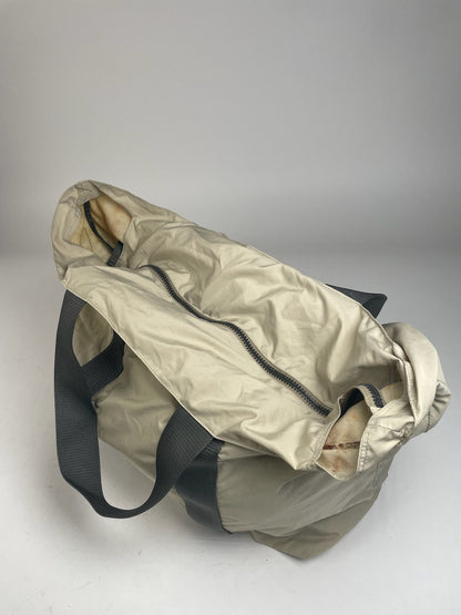 Vintage Prada Sport Travel Bag White