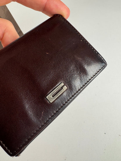 Vintage Gucci Leather Card Holder Brown