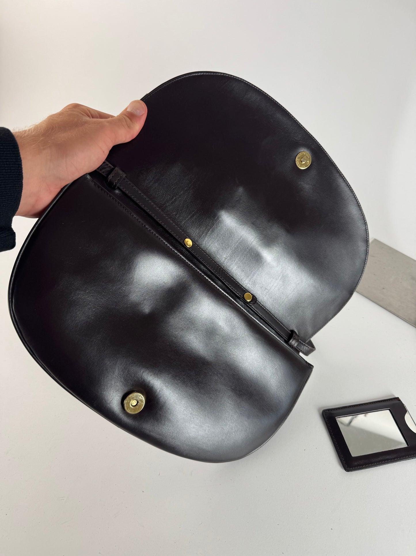 Sac vintage en cuir Loewe marron