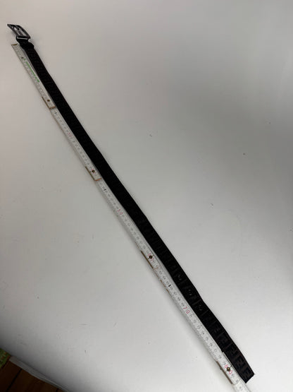 Vintage Fendi FF leather belt Brown