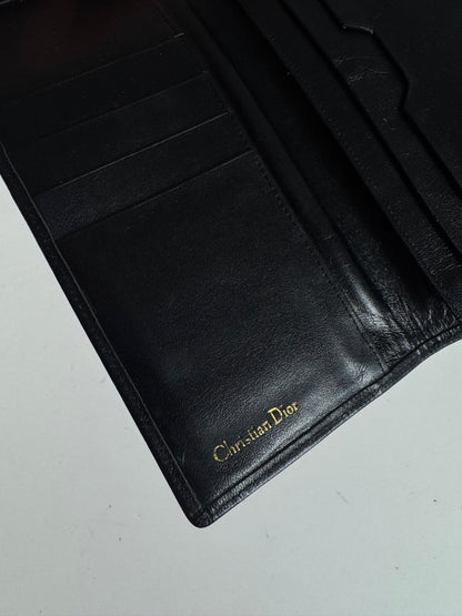 Vintage Dior Leather Card Holder / ID holder black