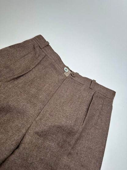 Vintage Yves Saint Laurent Wool Pants Brown 38/M
