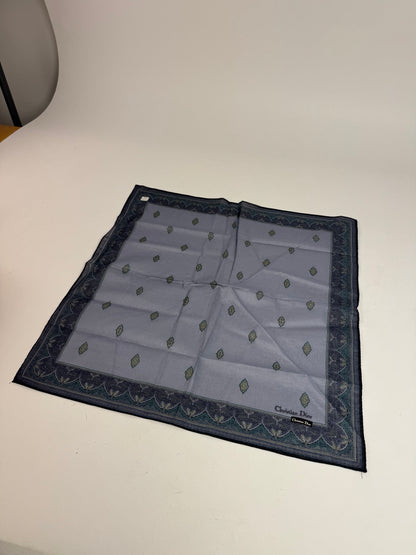 Vintage Dior Scarf Purple Dark Green