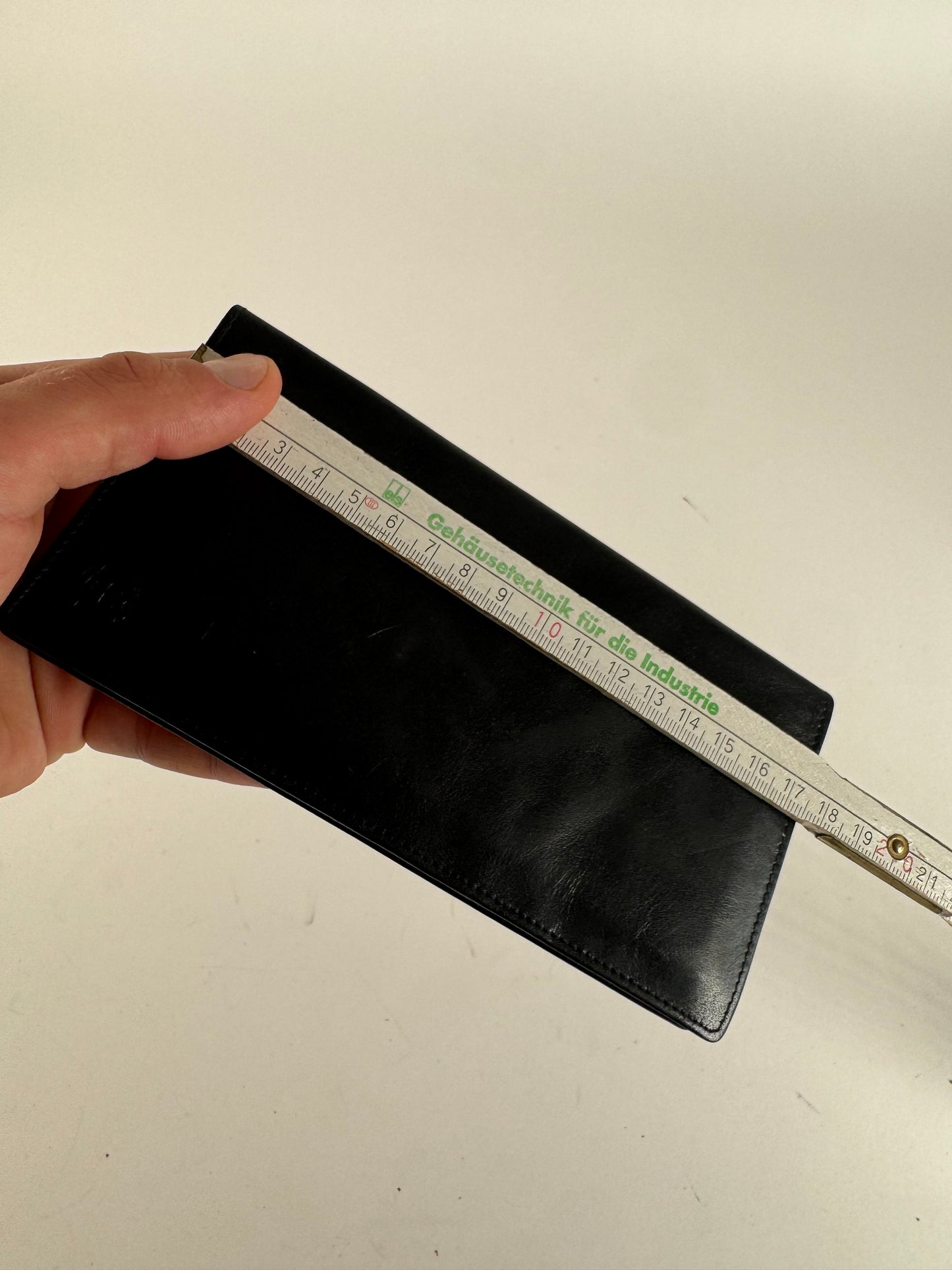Vintage Dior Leather Card Holder / ID holder black